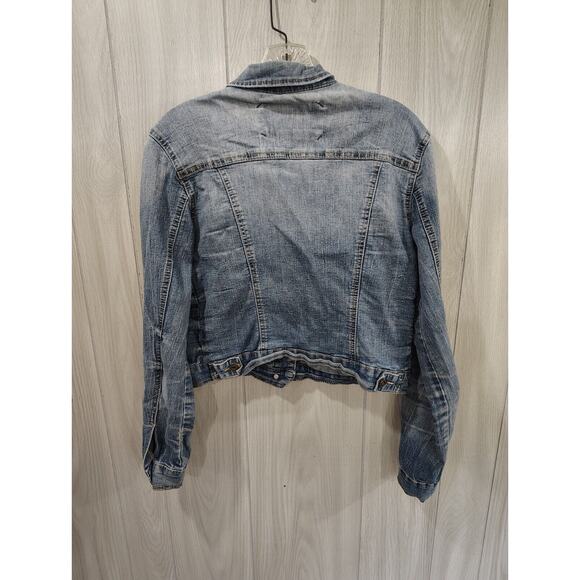 Red Camel Women’s Blue Jean Denim Jacket Size L 90s Retro Western - Picture 3 of 7